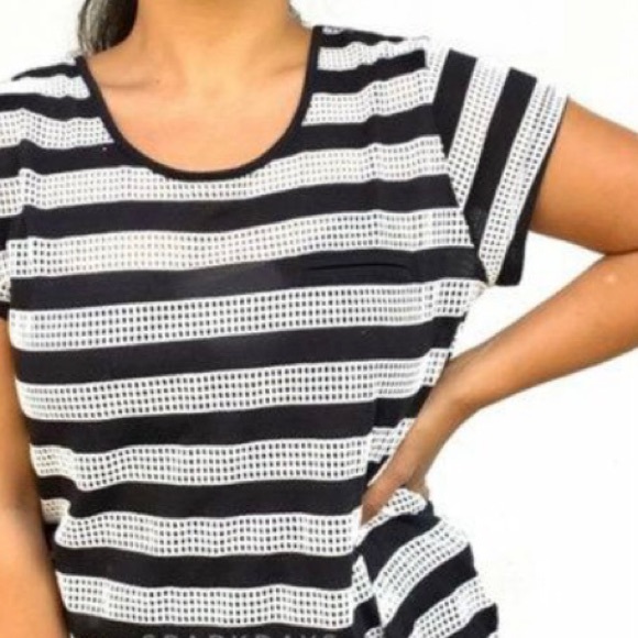 Converse, Retro Mesh Striped Shirt, Size S - Picture 4 of 16